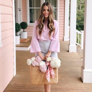 JCREW Belle Sleeve Top